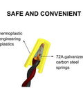 Illustration showing construction of Orange Wire Connectors Nuts 5 Pack For Home Use, Easy DIY Wire Twists And Electrical Screw Cap Connections