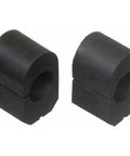 Front Suspension Stabilizer Bar Bushing Kit Heavy Duty Rubber Built Damn Tough For Smoother Rides K5253 with two black rubber bushings.