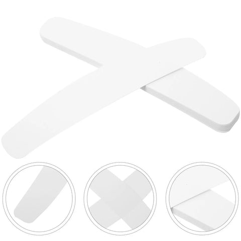 Heavy Duty Plastic Collar Stays To Lock Your Shirt Clean And Keep It Crisp All Day 10 Pack Unisex Suit Accessories Ideal For Offices Weddings And Game Ready Fits shown in white plastic for crisp collars.