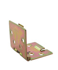 2 Pack Zinc Color Metal Spring Loaded Hinges For Cabinets 90 Degree Self Opening Heavy Duty Stainless Steel With Thick Spring