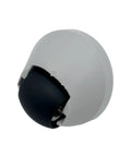 Q7 front omni-directional wheel caster, gray housing with black inner wheel, Roborock-compatible