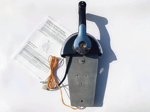 Beefed-Up Mercury-Compatible Top Mount Outboard Throttle Control Box Gen II With Lifting Switch 8M0059686 For Towing Launching Docking Engine Tuning Includes 2-Foot Trim Wire Harness And Easy Install Harness Kit
