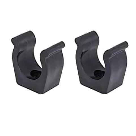 1 Inch Nylon Ladder And Pole Clips Injection Molded Marine Grade Spring Clamp Holder Bracket Pack Of 2
