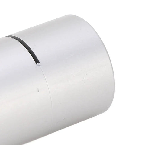 Close-up of 6mm To 16mm Rigid Shaft Coupling For Stepper Motors And 3D Printers, PA66 Rubber Damping Connector With Stainless Steel Housing.