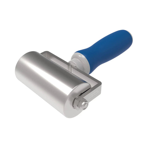 Convertible Steel Seam Roller 2 Inch Diameter 4 Inch Wide For Handy Use And Stand Up Seaming On Drywall And Metal Seams