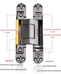 Beefy Hidden Hydraulic Hinge Buffer Delivering Smooth As Silk Automatic Closing features adjustable settings for installation.