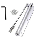 Soft Close Door Closer Adjustable Aluminum Alloy Hardware For 40Kg Doors No Slam 0 To 180 Degree Closing Easy Install Smooth Quiet Action