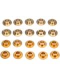 Upgrade Your Ride With Forged Aluminum Rear Axle Subframe Collar For VW Golf Passat And Audi A3 TT To Crush Chassis Looseness Boost Tightly Rigid Suspension Control On Tough Roads, gold collars