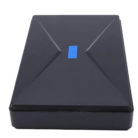 No Sweat Keeping Ya Online With This Solid Mini Ups Battery Backup Featuring 8800 Mah, black rectangular design, top view.