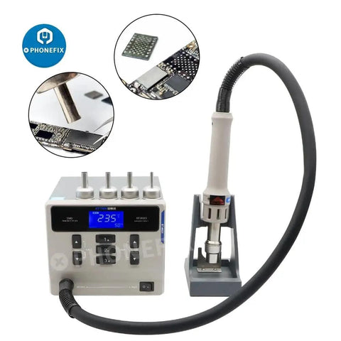 Pro Grade Lead Free Hot Air Gun Soldering Station With Digital Display 1000W Rework Kit for PCB and Chip Repair