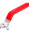 Red Lever Handle For Ball Valve Replacement For Outdoor Faucet Hose Bib Easy Install Durable Plastic Grip 138mm Total Length