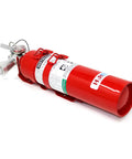 Top Tier Halotron I Fire Extinguisher 2.5 Pound Clean Agent with aviation bracket, viewed from the side on a white background.