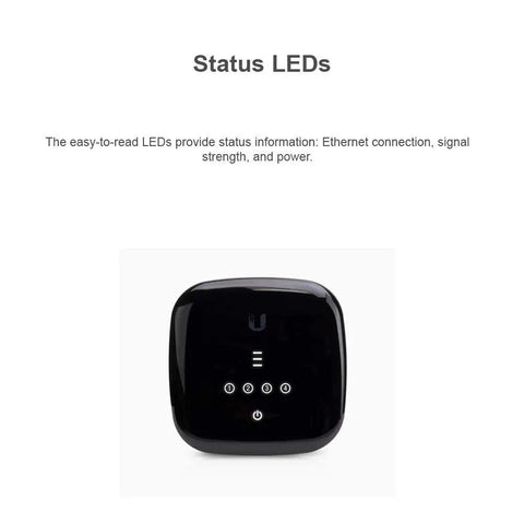 Close-up of status LEDs on Fast 4-Port GPON WiFi Router Pack With Gigabit Ethernet And 300Mbps Wireless 802.11n, Bulk 10-Pack