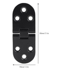100 Percent New Flap Hinge Black Zinc Alloy Flip Hinge For Cabinets And More, 80mm x 30mm size