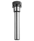 Heavy Duty Er Collet Chuck Straight Shank Extension Rod For Cnc Machining And Metalworking Up To 30K Rpm In Alloy Steel Showing polished steel finish.
