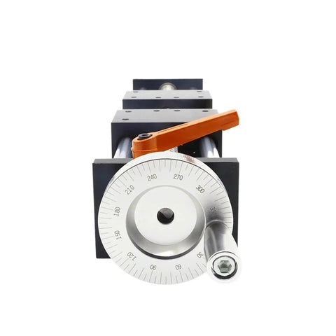 Front view of Right And Left Threaded Linear Motion Rail With SFU1605 Ball Screw For CNC Systems Rock Solid Precision Guide