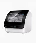 Compact Countertop Dishwasher Fully Automatic Mini Kitchen Game Changer High Temp Wash Cycle Triple Filter System Top Loading design.