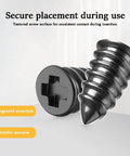 Top Tier Tire Repair Plugs Flat Tire Rescue Kit 100 Piece Heavy Duty Rubber Auto Patch Strips showing textured screw surface for secure use.