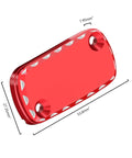 Front Brake Fluid Reservoir Cap Compatible With 125 Models Ct125 Trail 125 Dax St125 Cr125 Cr250R 1996 2007 2018 2024 Drop In No Fuss Easy Install Red Motorcycle Oil Tank Cap, CNC 6063 aluminum with dimensions illustrated