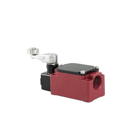 Heavy Duty High Temperature Limit Switch With Roller Lever 1NO 1NC Contacts 5A 220VAC Auto Reset IP66 Sealed Micro Switch