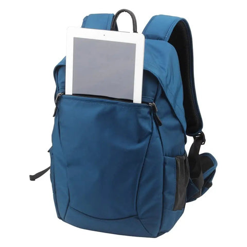 Waterproof DSLR Camera Backpack With Rain Cover Padded Compartments Multi Function Pouches Detachable Tripod Strap in blue