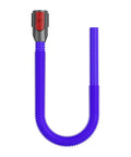 Flexible Dryer Vent Lint Removal Kit For Dyson Handheld Vacuums showing slim purple hose and adapter attachment