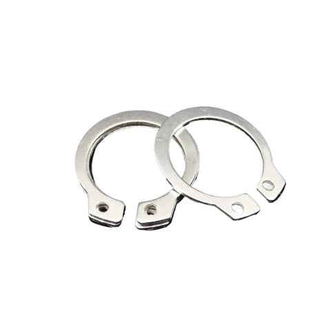 Stainless Steel Retaining Rings Kit, 250pc Assortment Set 5 to 20mm, C Type External Snap Rings close-up