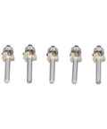 Durable Round Over Router Bit Set With 4 Inch Shanks And Four Flutes for smoothing corners on wood furniture.