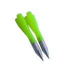 Fluorescent practice bolts for Beefy 100Lb Repeating Compound Crossbow with Steel Balls and Bolts, 5.5 inch size.