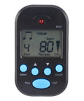 Front view of Mini LCD Digital Metronome With Tap Tempo And Headphone Jack Portable Practice Tool for music ranging 30 to 280 BPM