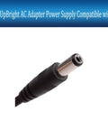 Close-up of plug from 19V AC DC Power Adapter Compatible With Akai MPC Live X MPC Live II MPC X Force Standalone Sampler
