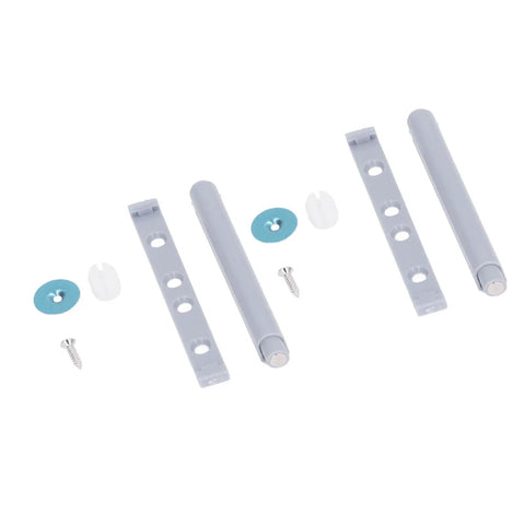 Push Open Cabinet Door Rebound Device ABS 20 Pieces with screws and components visible, suitable for wardrobe and drawer use.