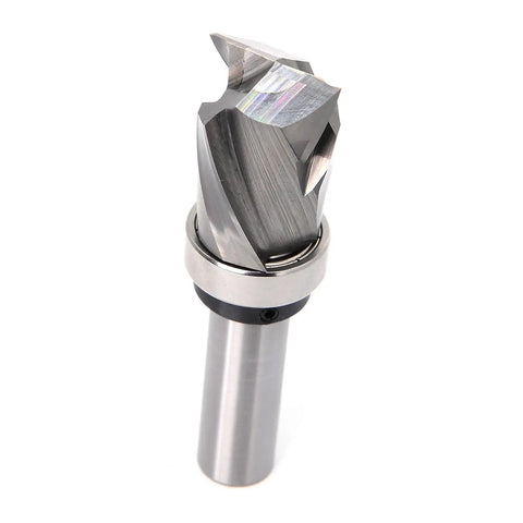 Compact Up And Down Compression Router Bit For Woodworking Carving Engraving With Hardened Steel Core For Flush Trim Finish On Any Direction Endgrain Perfect For Table Mount Or Handheld Tools.