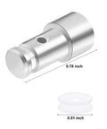 Universal Floater And Sealer Replacement Kit For Pressure Cookers showing metal floater and rubber sealer with dimensions.