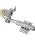 3 Inch Nylon Gate Wheel Caster With Spring Loaded Swivel And Brake, heavy duty metal gate roller, side view