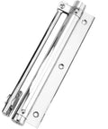 Adjustable Door Closer Aluminum Alloy Spring Soft Close Heavy Duty Built To Last Door Hardware White Finish For Interior And Exterior Doors Smooth Action Quiet Close Easy Install