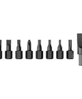 Top Shelf 24 Function Handgun Multitool For Pistol Cleaning And Gunsmithing, set of black hex drivers for gunsmithing.