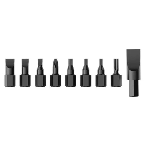 Top Shelf 24 Function Handgun Multitool For Pistol Cleaning And Gunsmithing, set of black hex drivers for gunsmithing.