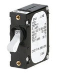 A Frame Magnetic 15 Amp Single Pole Circuit Breaker For Marine And RV Panels ABYC Compliant Model 206072S front view