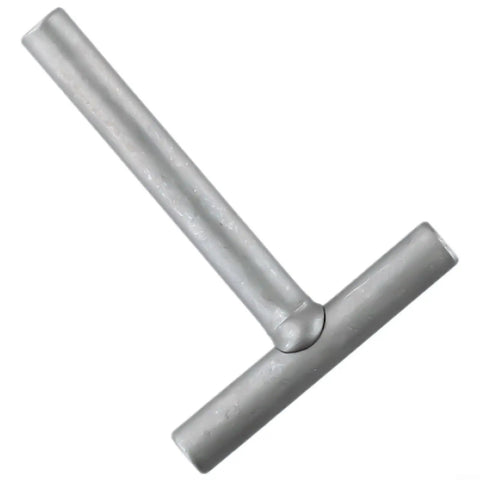Heavy Duty T Handle Valve Adjusting Wrench With 3Mm 3.5Mm 4Mm Square Drive Socket For Motorcycle Engine Clearance Tuning, gray steel tool.