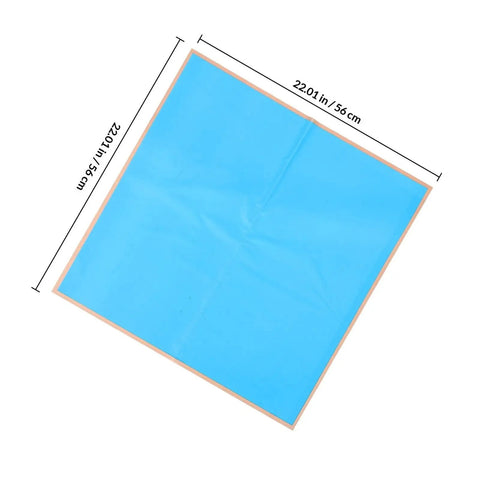 Blue Waterproof Floral Wrapping Paper Foldable 20 Sheets For Bouquets Party Decor And Gift Packaging Durable Plastic Flower Wrap