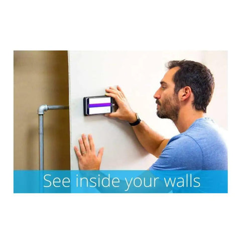 Skip The Guesswork With This Heavy Duty Wall Scanner Tool That Locates Studs Electrical Pipes And Live Wires Up To Four Inches Into Drywall Or Plywood While Offering Smart Image And Expert Modes For Effortless Home Renovation Work