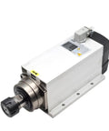 No Nonsense Air Cooled Spindle Motor Rig From Seven Point Five Kilowatts To Nine With Dual Voltage Hookup and ER32 collet for CNC milling