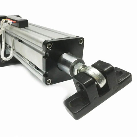Close-up of 90TDY Heavy Duty Automatic Photoelectric Rectifying System Synchronous Drive Motor with mounting bracket
