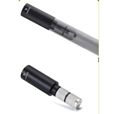 Aluminum 50mm Bicycle Handlebar Extender For Longer Reach And A Comfortable Grip, two pieces shown