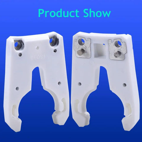 ISO30 Tool Holder Clamp For CNC Machines And Automatic Tool Changer, Flame Proof Rubber Claw, Wear Resistant, Precise Mold Making Tooling Accessory, 5 Piece Set - front view
