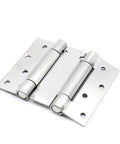2 Pack Stainless Steel Folding Door Hinge With Ball Bearings, Hidden Cabinet Hinge for single or double spring doors, 4 inch