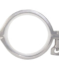 QiiMii 4-inch 304 stainless steel single-pin tri-clamp with wing nut