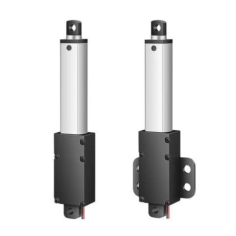 Heavy Duty Linear Actuator 6-24V 33Lbs 150N For Cabinets With Aluminum Housing IP54 IP65, front and rear mount options