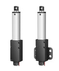 Heavy Duty 6-24V Linear Actuator 33 Lbs 150N for Cabinets with IP54/IP65 Aluminum Housing Front and Rear Mounting Options Built Tough and Quiet for Smooth Draw in Tight Spaces, front and rear mounts